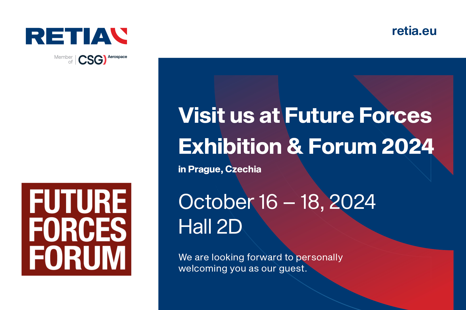 Visit us at the Future Forces fair in Prague – RETIA